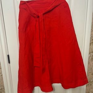Red skirt Ann taylor size 10